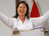 Keiko Fujimori en conferencia de prensa
